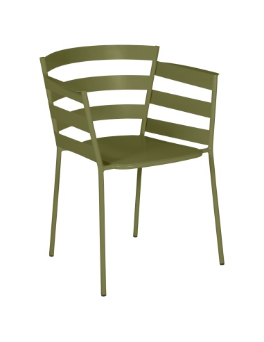 Zahradní kovové křeslo Rythmic | FERMOB-25