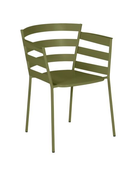 Zahradní kovové křeslo Rythmic | FERMOB-25