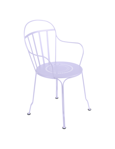 Zahradní kovová židle s područkami Louvre | FERMOB-23