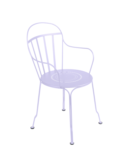Zahradní kovová židle s područkami Louvre | FERMOB-23
