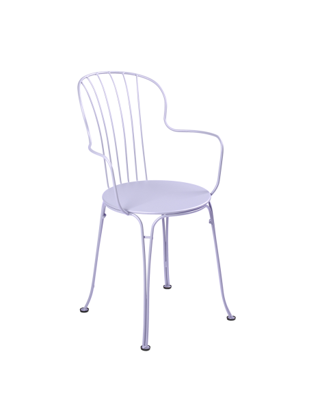 Zahradní kovová židle Opéra + s područkou  | FERMOB-23