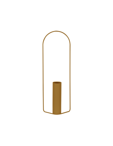 Kovová váza ITAC kulatá | FERMOB-10 gingerbread