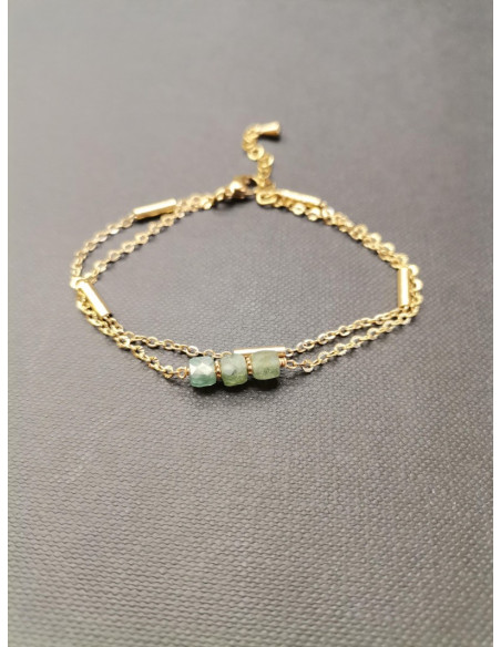 Náramek s korálky aventurínu | PIOU PIOU-3