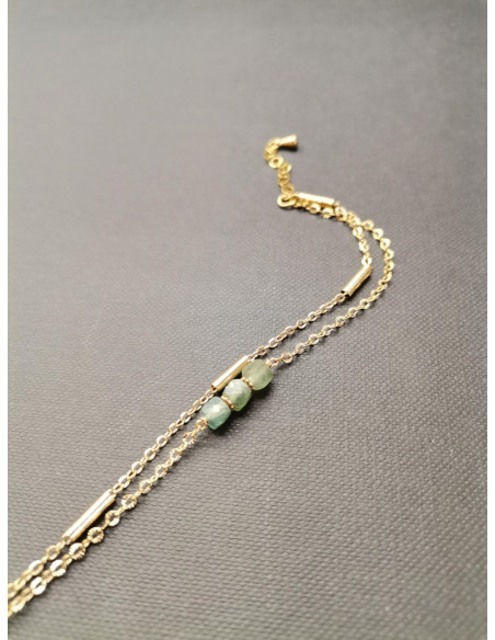 Náramek s korálky aventurínu | PIOU PIOU-4