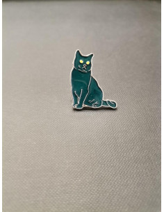 Brooch - sitting black cat | PIOU PIOU - 1