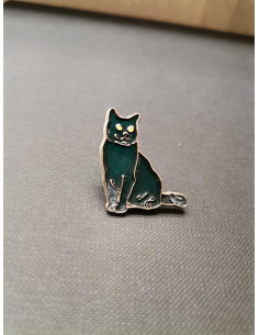 Brooch - sitting black cat | PIOU PIOU - 1 2