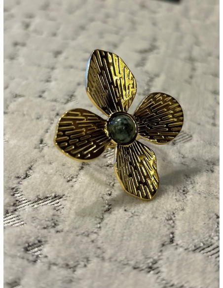 Zlatý prsten ve tvaru kytky | PIOU PIOU-1