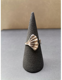 Stříbrný prsten s listem Gingo | PIOU PIOU-1