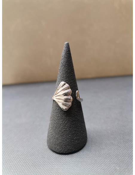 Stříbrný prsten s listem Gingo | PIOU PIOU-2