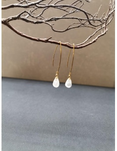 Náušnice s průsvitnou kapkou | PIOU PIOU-1 2