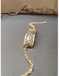 Bracelet with intertwined rectangle | PIOU PIOU - 1 2