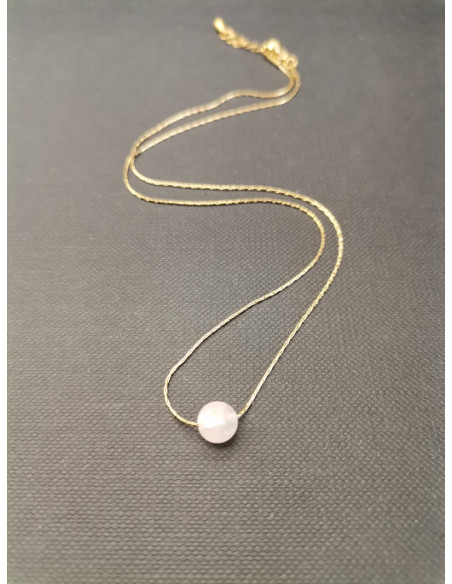 Řetízek s ozdobným kamínkem - růženínem| PIOU PIOU-2