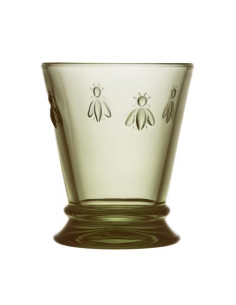 Colored glass Bee, green | LA ROCHERE - 1