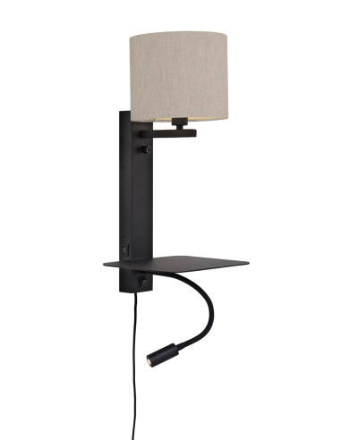 Nástěnná lampa Florence se stínítkem světlý len | IT´S ABOUT ROMI-1