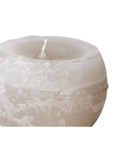 Barevná svíčka Cote Nord kulatá Ø10, světle šedá | AFFARI-1 2