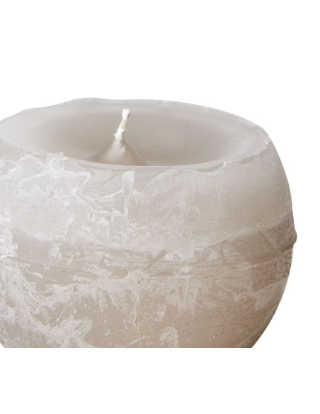 Barevná svíčka Cote Nord kulatá Ø10, světle šedá | AFFARI-2