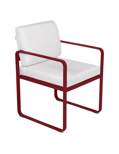 Křeslo Bellevie k jídelnímu stolu, čalouněné | FERMOB-26