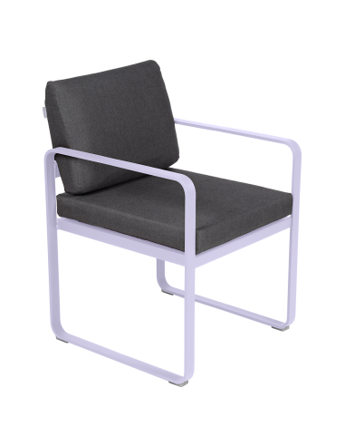 Křeslo Bellevie k jídelnímu stolu, čalouněné | FERMOB-82