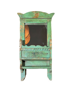 Teak mirror with shelf | import India - 1