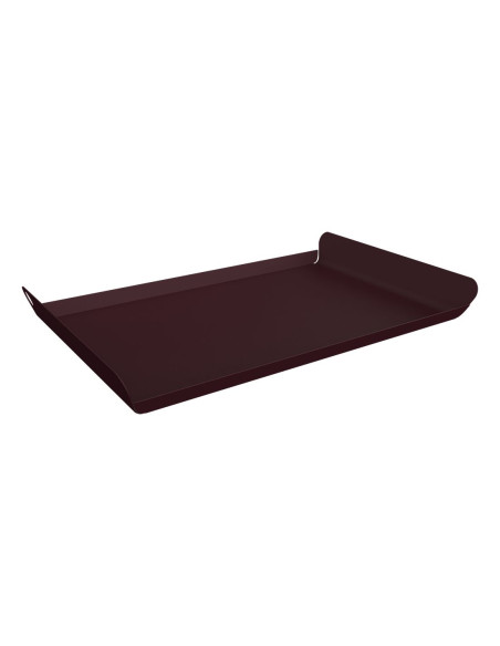 Kovový podnos Alto 36x23, outdoor | FERMOB-7 black cherry