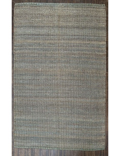 Natural hemp fibre carpet, 128x200cm grey | import India - 1