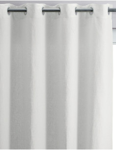 Linen curtain Zeff - Blanc 140x280 | VIVARAISE - 1