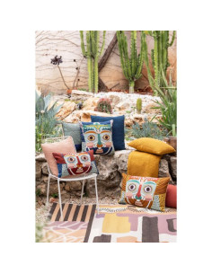 Pillowcase Maia recycled - Saffron 45x45 | VIVARAISE - 1 2