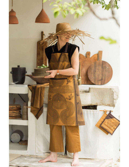 Zástěra Etna Amber z recyklované bavlny | WINKLER-2