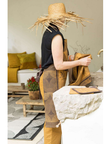 Zástěra Etna Amber z recyklované bavlny | WINKLER-3