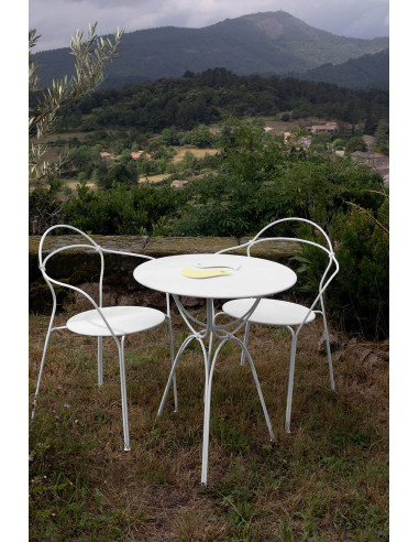 Kovové zahradní křeslo Airloop | FERMOB-30