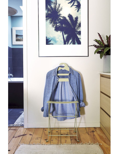 Skládací kovová židle Bistro s ramínkem | FERMOB-29