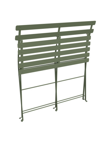 Skládací kovová lavička Bistro | FERMOB-8 cactus