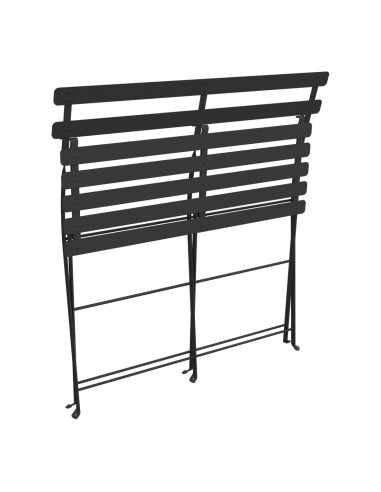 Skládací kovová lavička Bistro | FERMOB-12 anthracite