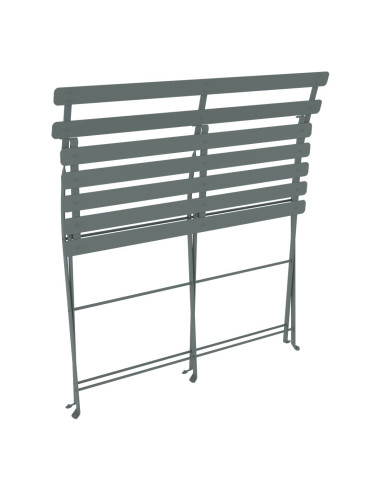 Skládací kovová lavička Bistro | FERMOB-24 storm grey