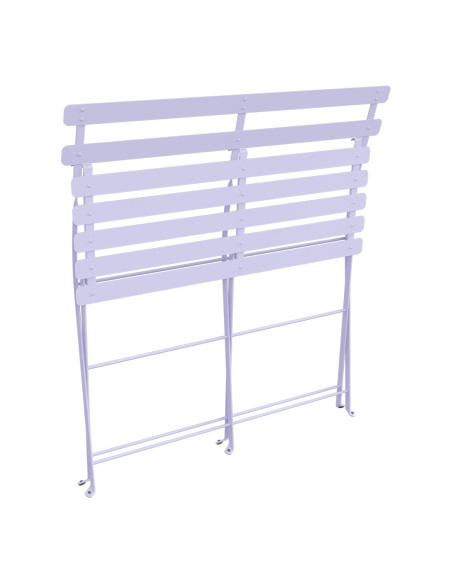 Skládací kovová lavička Bistro | FERMOB-26 marshmallow