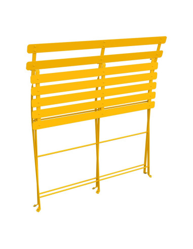 Skládací kovová lavička Bistro | FERMOB-30 honey