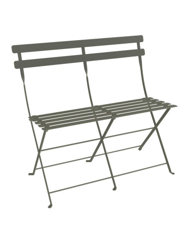 Skládací kovová lavička Bistro | FERMOB-43 rosemary