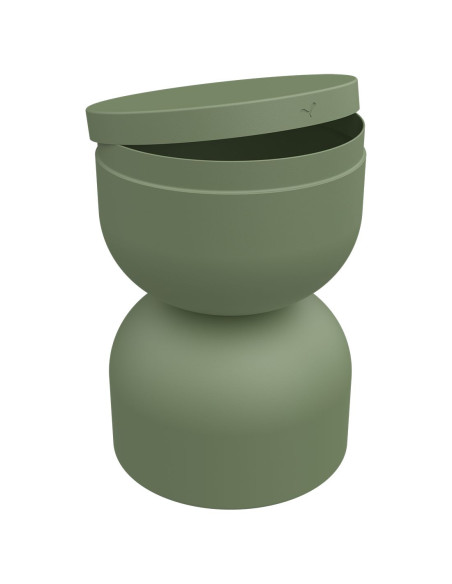 Piapolo metal table/stool with storage space - 33