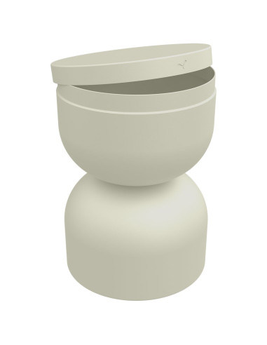 Piapolo metal table/stool with storage space - 37