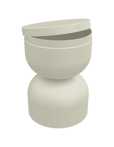 Piapolo metal table/stool with storage space - 37