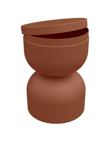 Piapolo metal table/stool with storage space - 43