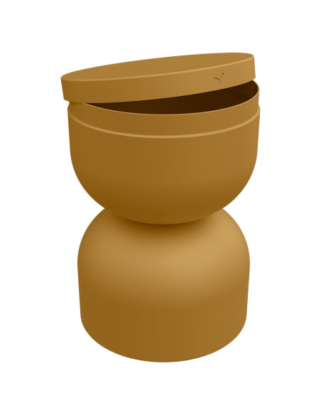 Piapolo metal table/stool with storage space - 44