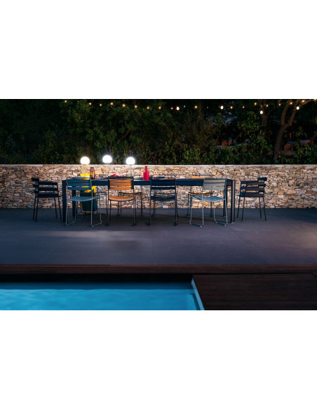 Zahradní kovové křeslo Rythmic | FERMOB-28