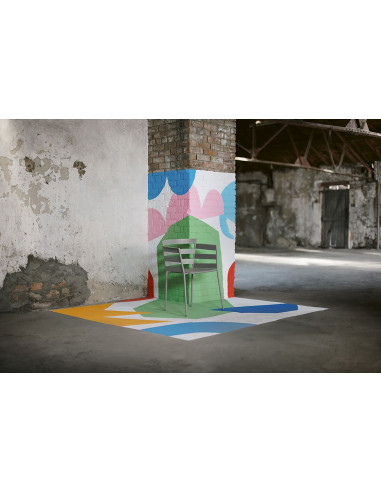 Zahradní kovové křeslo Rythmic | FERMOB-31