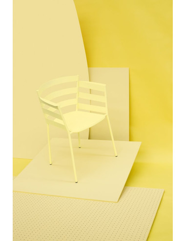 Zahradní kovové křeslo Rythmic | FERMOB-32