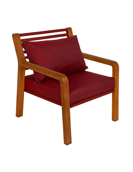 Teak armchair Somerset with upholstery | FERMOB - 5