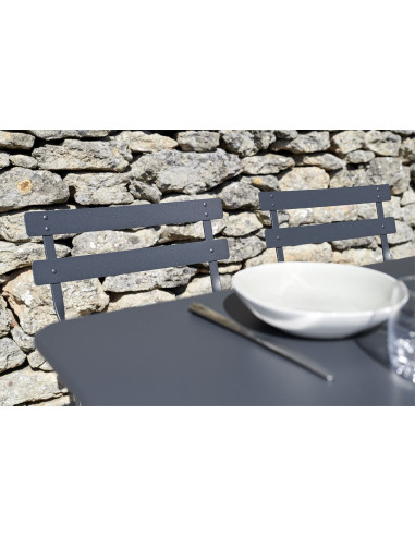 Skládací kovová židle Bistro | FERMOB-36