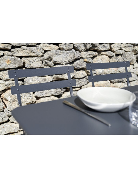 Skládací kovová židle Bistro | FERMOB-36
