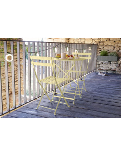 Metal folding table Bistro Ø60 | FERMOB - 25 2