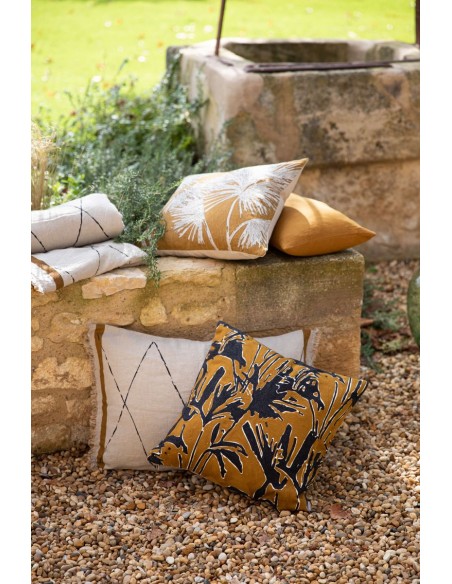 Lněný povlak polštáře Zeff-bronze 45x45 | VIVARAISE-4